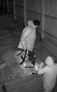 Family forced to guard