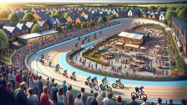 Cyclist rallies for Velodrome