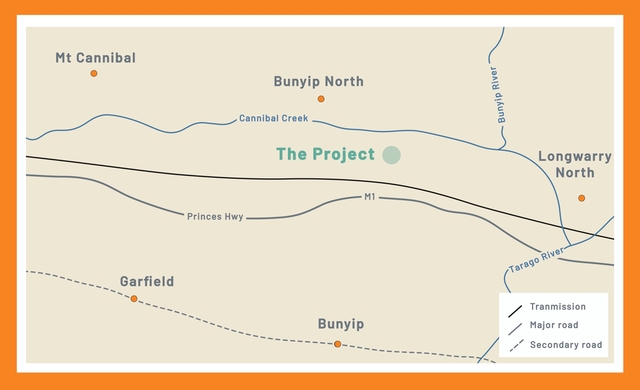 22 hectare renewable battery proposed for Bunyip North