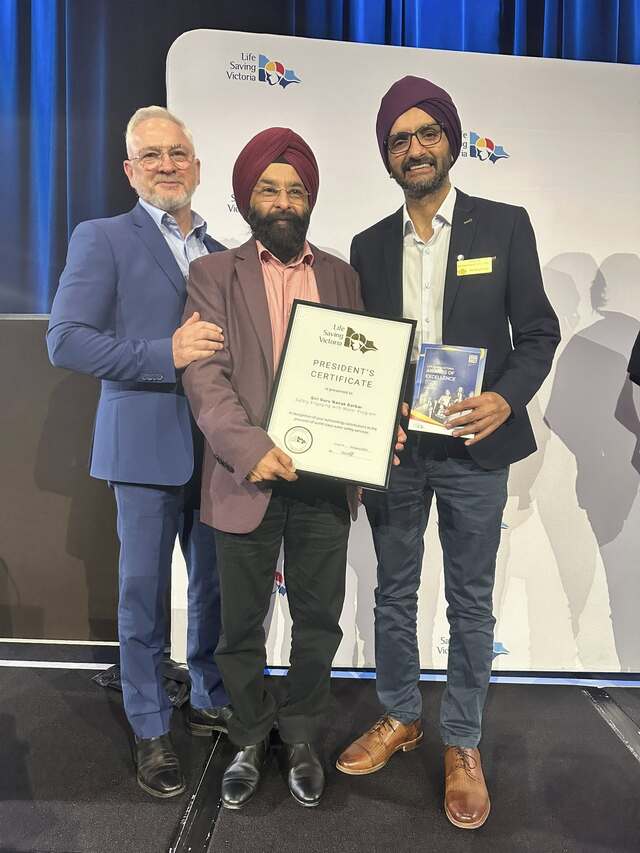 Life saving initiative receives top honour