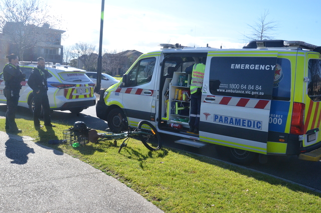 Cyclist injured in crash