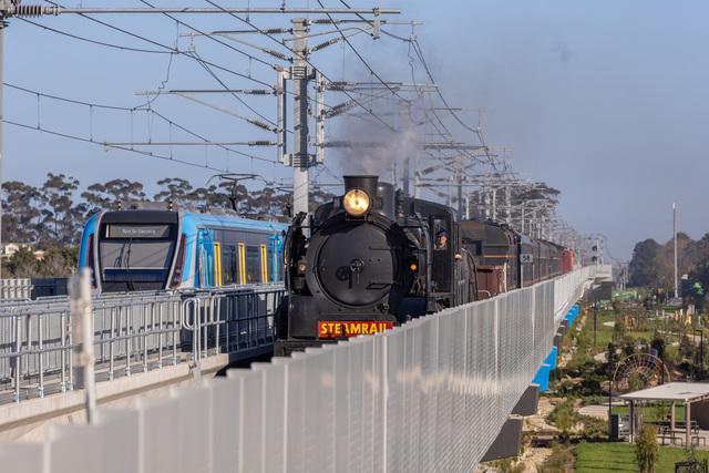 Age of Steam stops at Pakenham Station