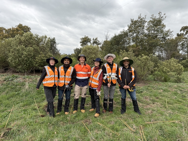 Battery Energy Project team volunteers at Bunyip River and connects with locals