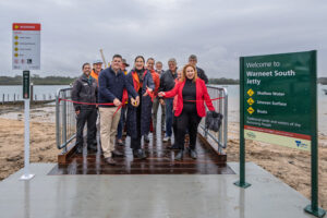 Warneet’s rebuilt jetties declared open