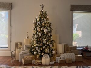 Christmas tree in all its holiday glory